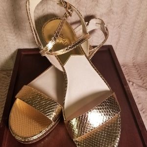 Michael Kors Gold Sandal